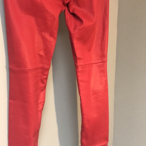 Taylor Hill Shimmer Red Straight Leg Pants - Picture 7 of 8